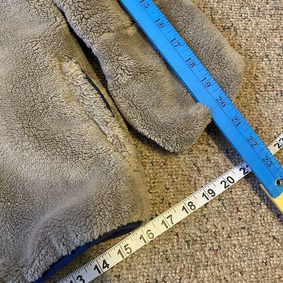 Tommy Bahama Jacket Boys Sherpa Fleece Insulated Lined Pocket Gray Sz XL 14 Zip - Picture 3 of 8